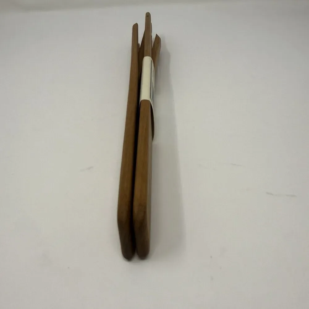 Gary Deadmond Myrtlewood Salad Tongs Flip Around Inside Out Handcrafted USA